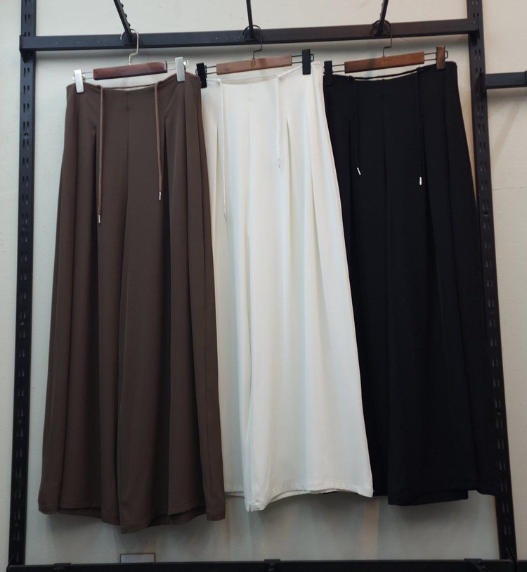 شلوار واید پارچه ای
